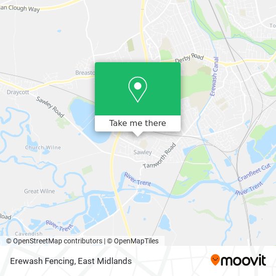 Erewash Fencing map