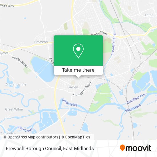 Erewash Borough Council map