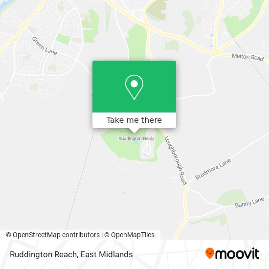 Ruddington Reach map