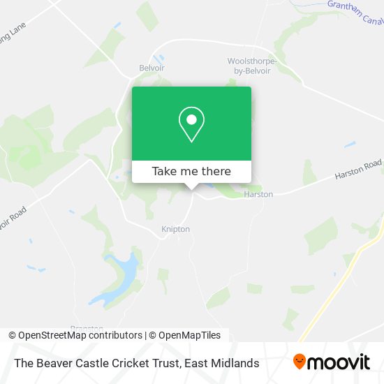 The Beaver Castle Cricket Trust map