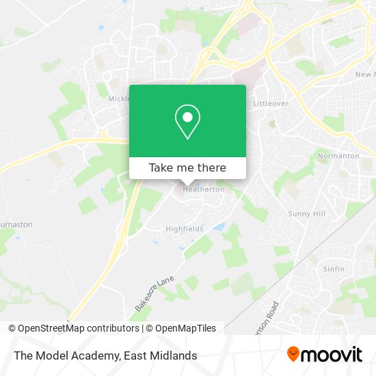 The Model Academy map