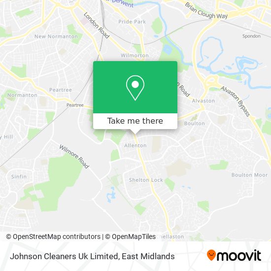 Johnson Cleaners Uk Limited map