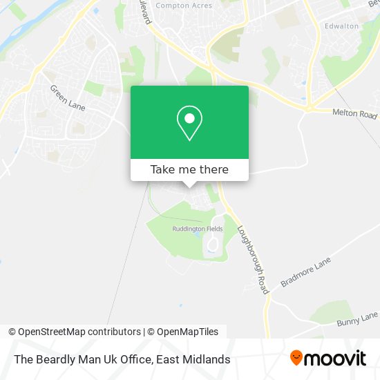 The Beardly Man Uk Office map