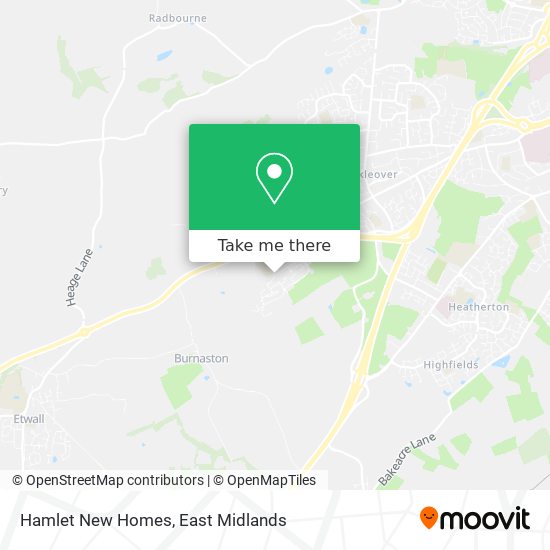 Hamlet New Homes map