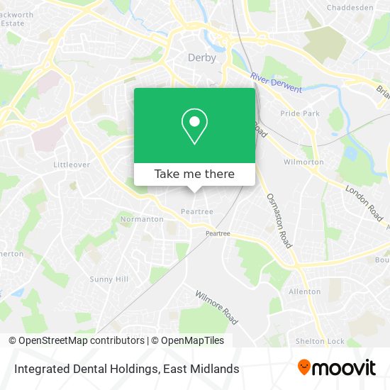 Integrated Dental Holdings map