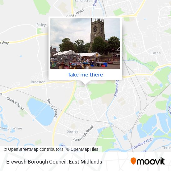 Erewash Borough Council map