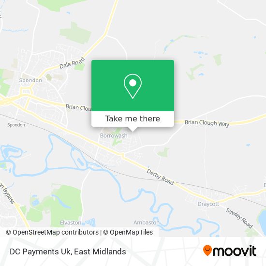 DC Payments Uk map