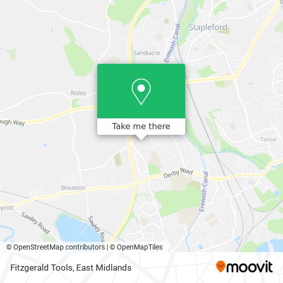 Fitzgerald Tools map