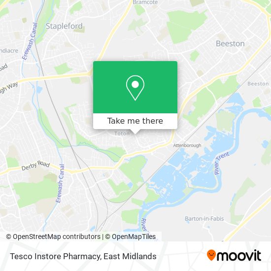 Tesco Instore Pharmacy map