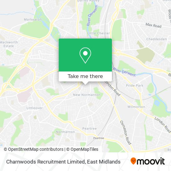 Charnwoods Recruitment Limited map