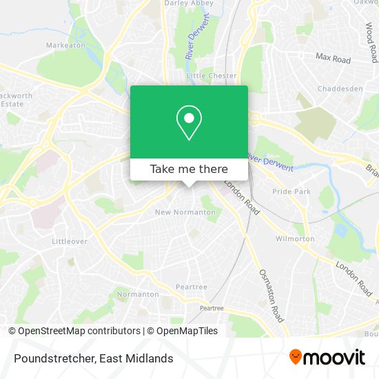 Poundstretcher map