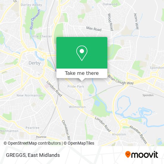 GREGGS map