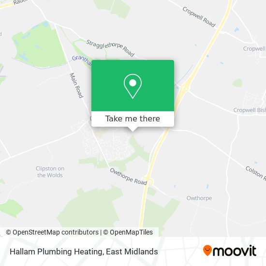 Hallam Plumbing Heating map