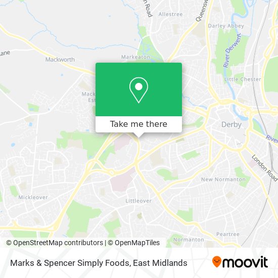 Marks & Spencer Simply Foods map