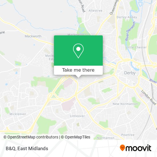 B&Q map