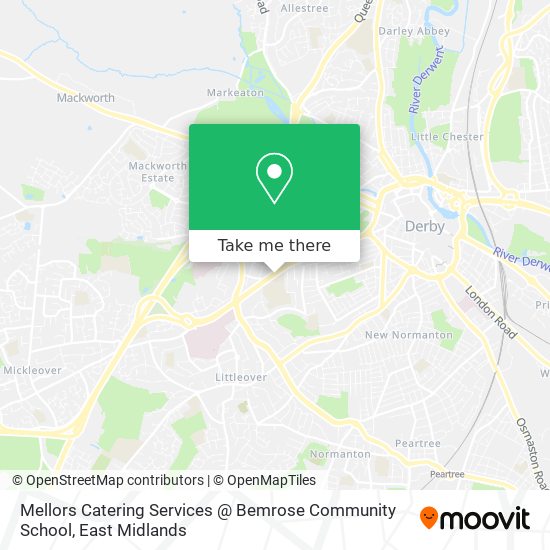 Mellors Catering Services @ Bemrose Community School map