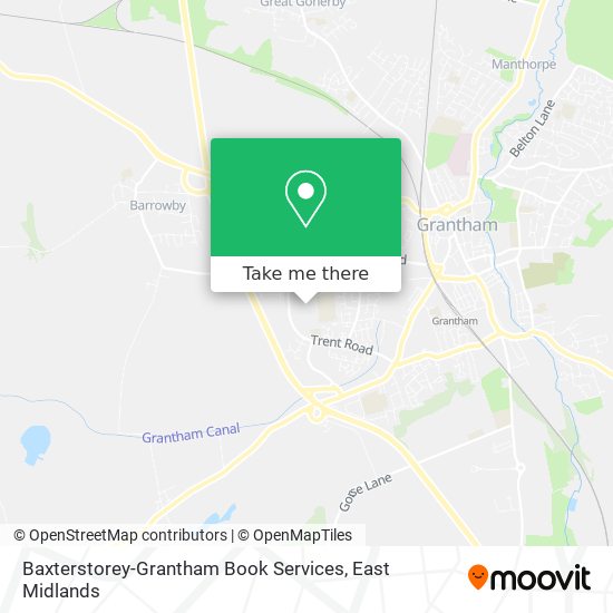 Baxterstorey-Grantham Book Services map