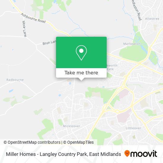 Miller Homes - Langley Country Park map