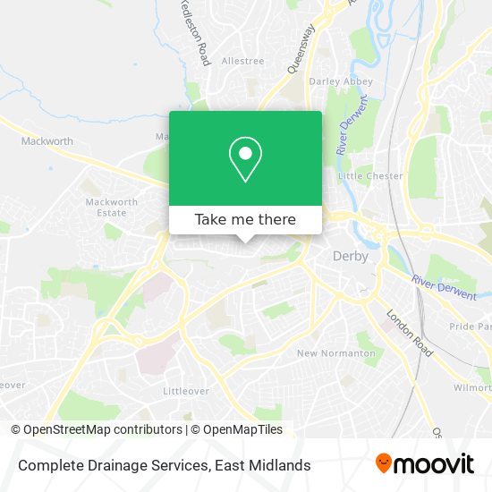 Complete Drainage Services map