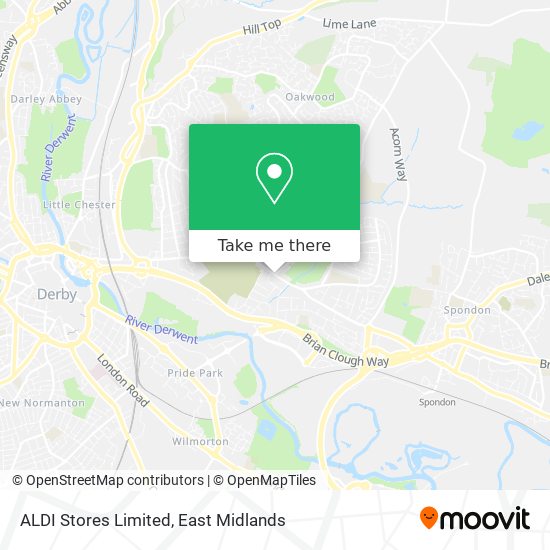 ALDI Stores Limited map