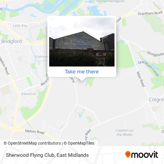 Sherwood Flying Club map