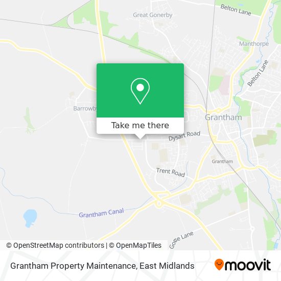 Grantham Property Maintenance map