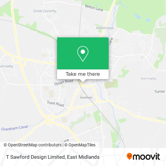 T Sawford Design Limited map