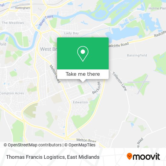 Thomas Francis Logistics map