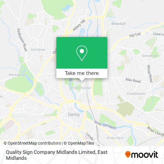Quality Sign Company Midlands Limited map