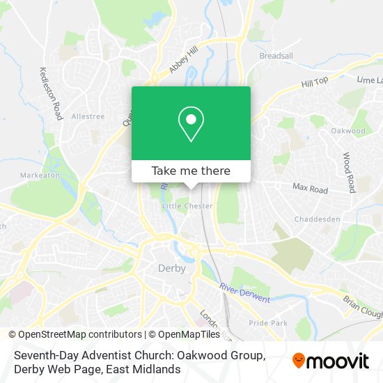 Seventh-Day Adventist Church: Oakwood Group, Derby Web Page map