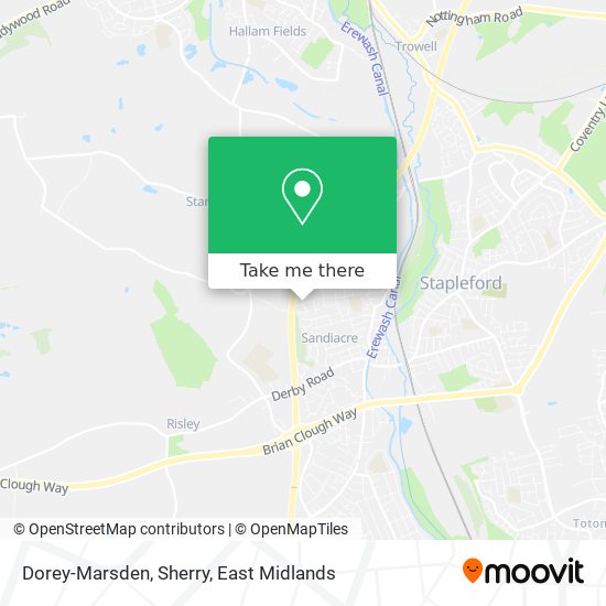 Dorey-Marsden, Sherry map