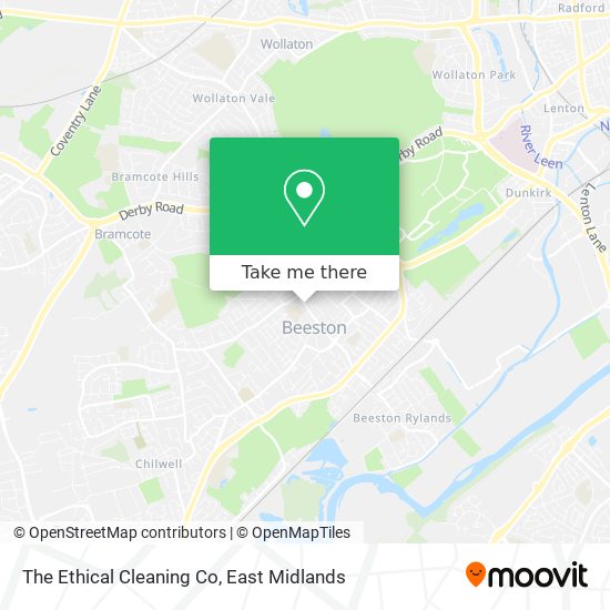 The Ethical Cleaning Co map