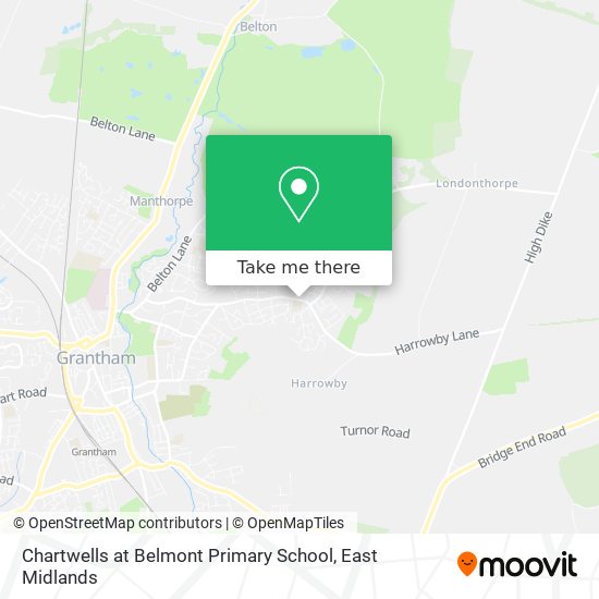 Chartwells at Belmont Primary School map