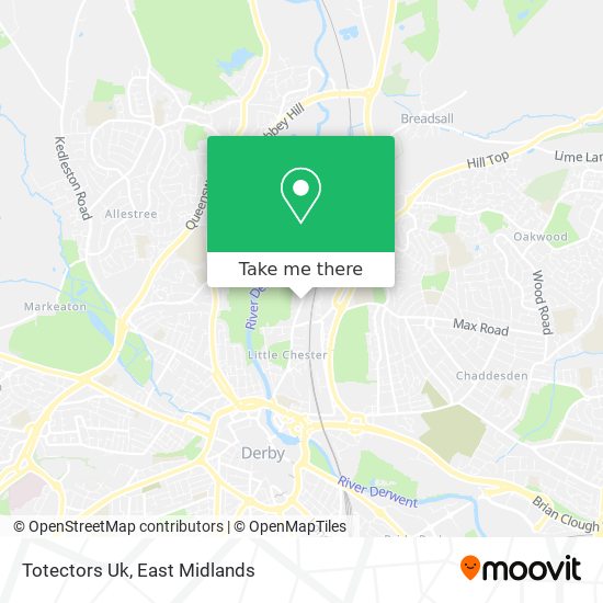 Totectors Uk map