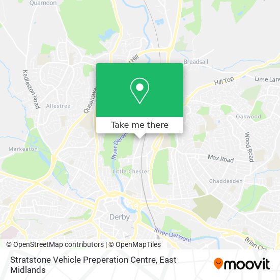 Stratstone Vehicle Preperation Centre map