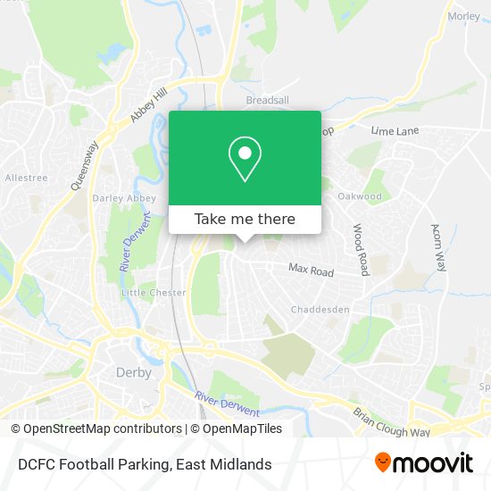 DCFC Football Parking map