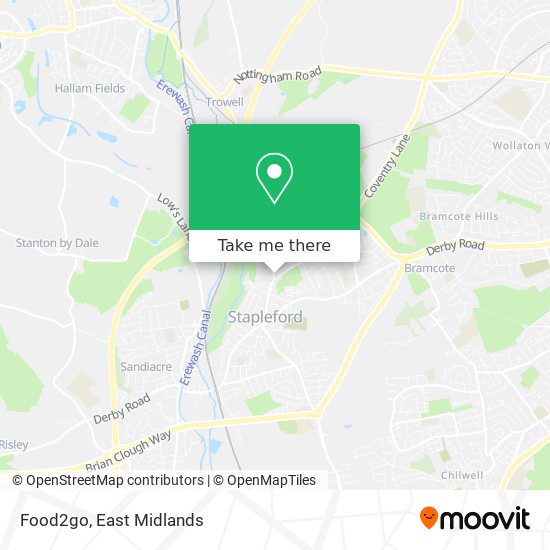Food2go map