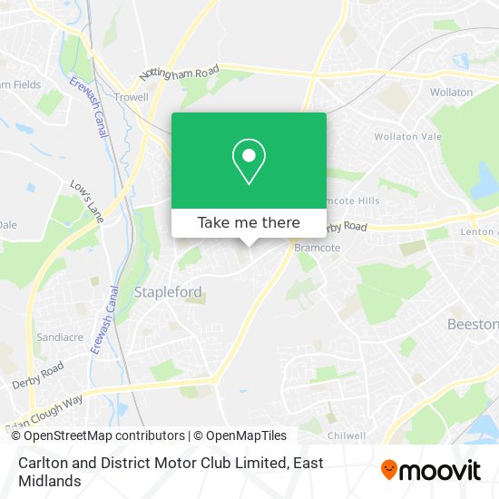 Carlton and District Motor Club Limited map