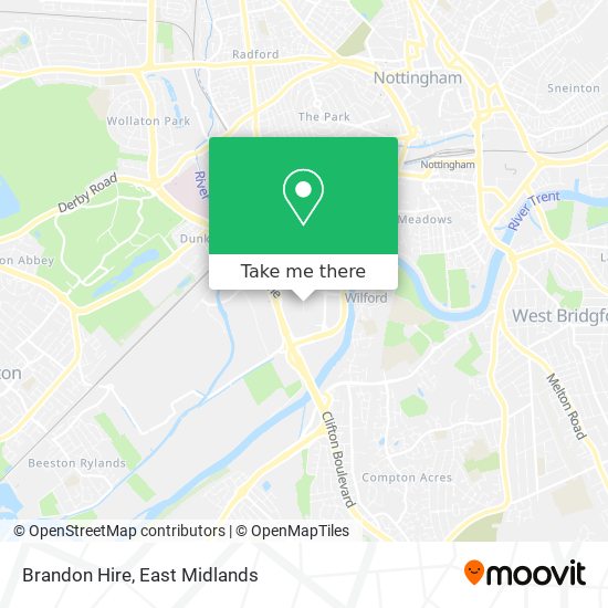 Brandon Hire map