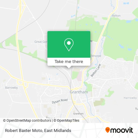 Robert Baxter Moto map