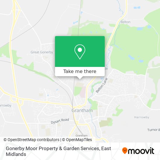 Gonerby Moor Property & Garden Services map