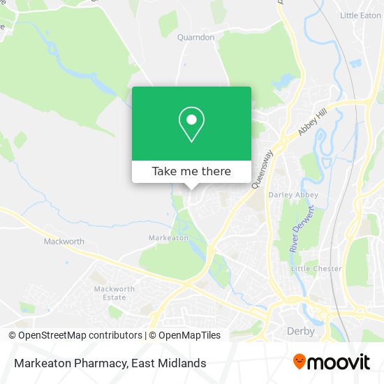 Markeaton Pharmacy map