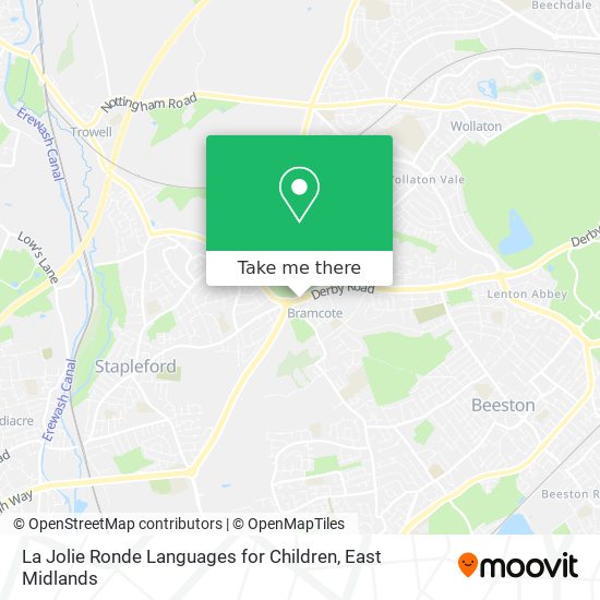 La Jolie Ronde Languages for Children map