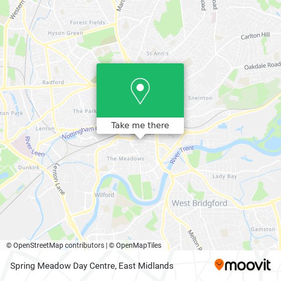 Spring Meadow Day Centre map
