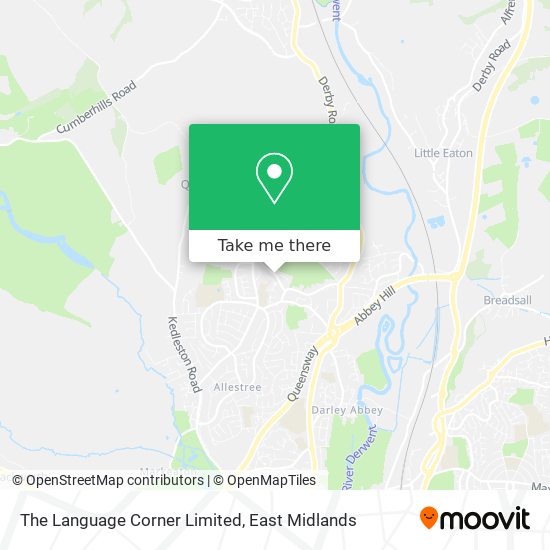 The Language Corner Limited map