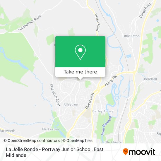 La Jolie Ronde - Portway Junior School map