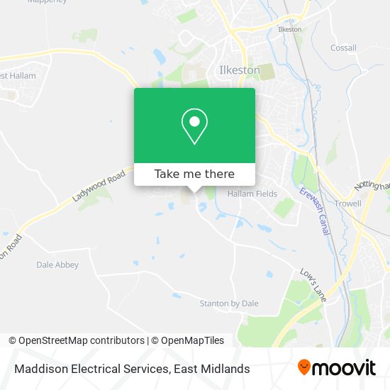 Maddison Electrical Services map