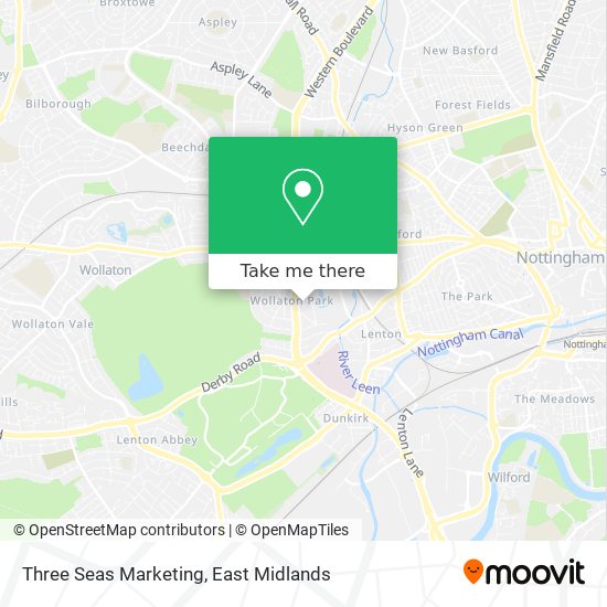 Three Seas Marketing map