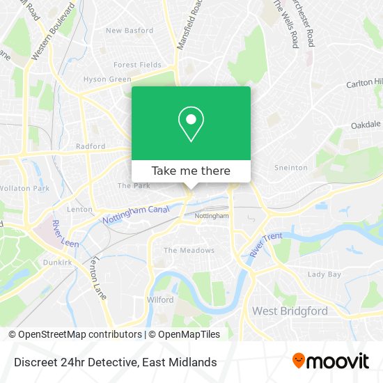 Discreet 24hr Detective map