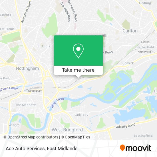 Ace Auto Services map